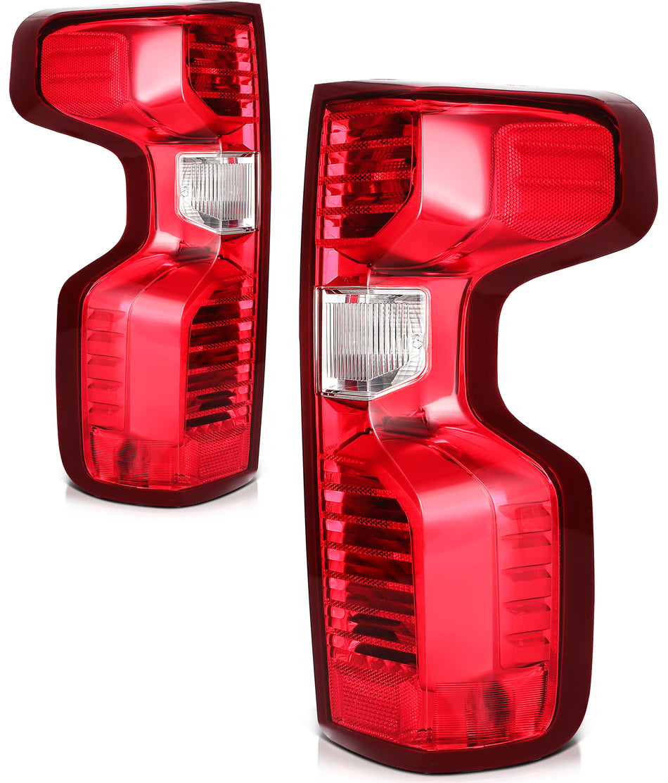 2pcs/Pair Rear Tail Light Assy For 2019-2023 Chevy Silverado 1500 2500HD 3500HD