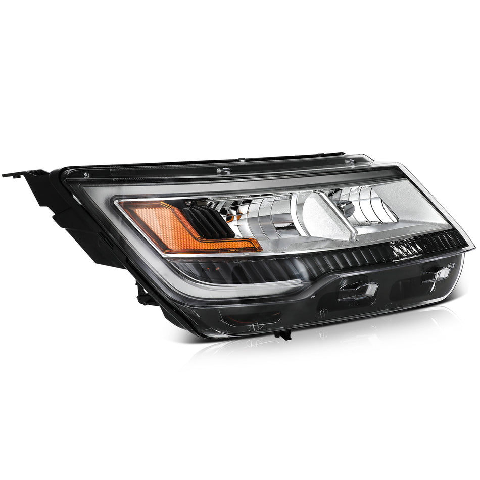 Right Passenger LED Headlights witho LED DRL For 2016-2017 Ford Explorer Base XLT