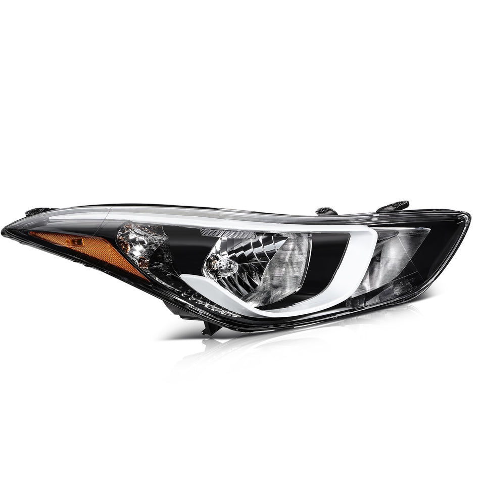 Headlamp Fits Hyundai Elantra 2014-2016 Headlight Assembly Right Passenger Side