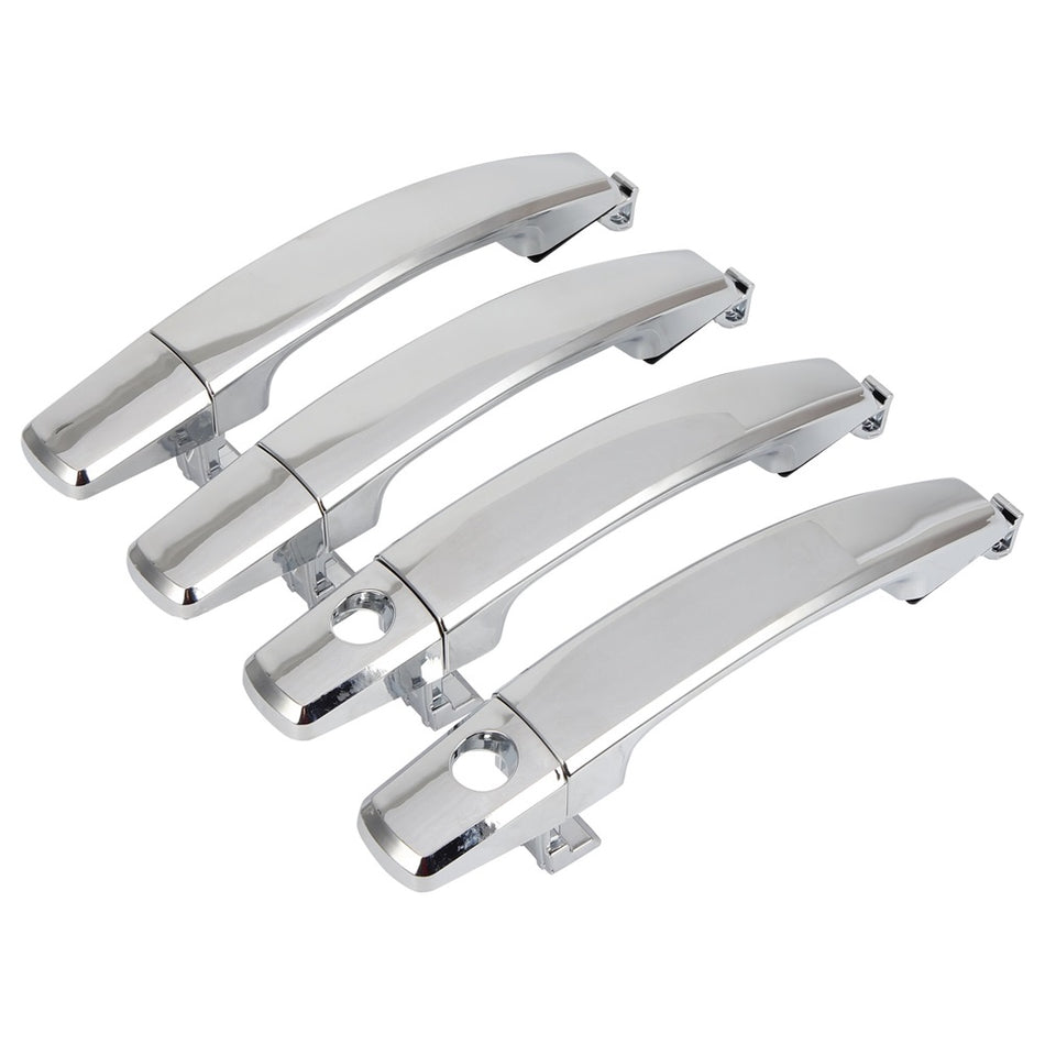 Exterior Door Handle Set For 2008-10 Saturn Vue 12-15 Captiva Sport Front & Rear