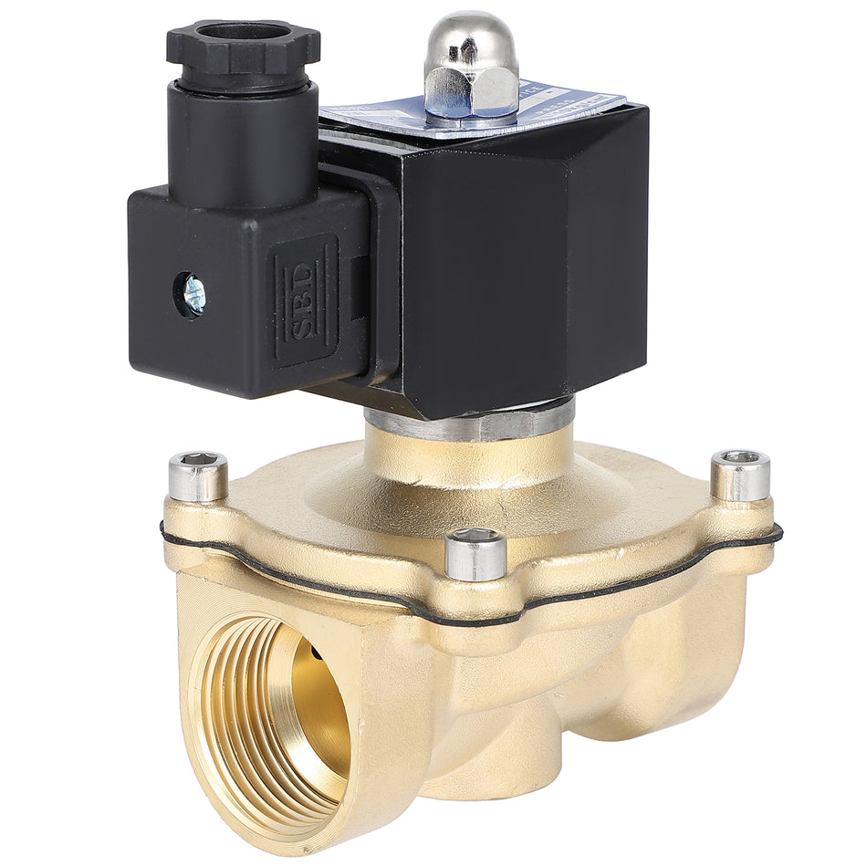 1inch NPT 110V-120V Brass Electric Solenoid Valve NPT Gas Water Air Normally Closed