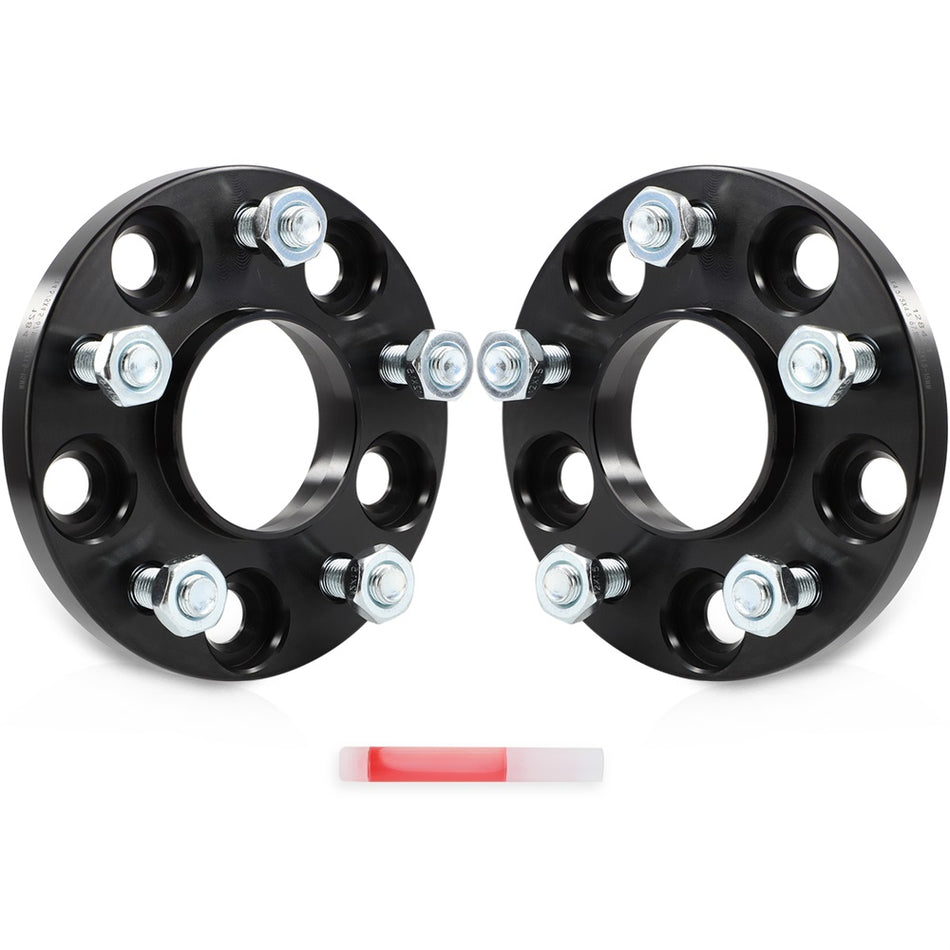2 Pcs 15mm 5x114.3 Hub Centric Wheel Spacers For Hyundai Genesis Coupe Veloster