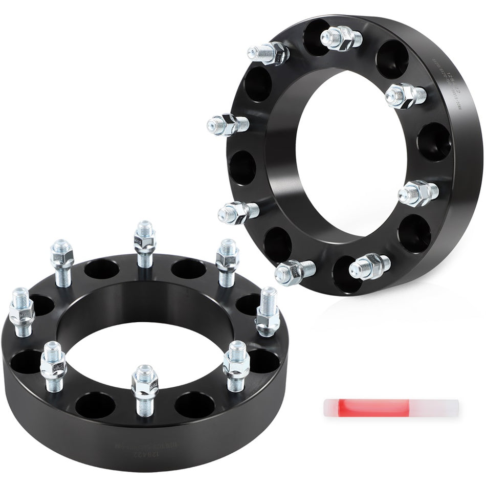 2Pcs 2inch Wheel Spacers 8x210 Fits 11-24 Chevy Silverado GMC Sierra 3500 HD Dually