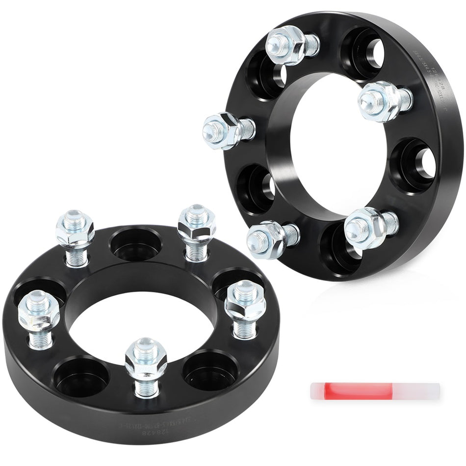 (2) 5x4.5 Wheel Spacers 1 inch M12x1.25 For Infiniti G35 G37 Q60 For Nissan 350Z