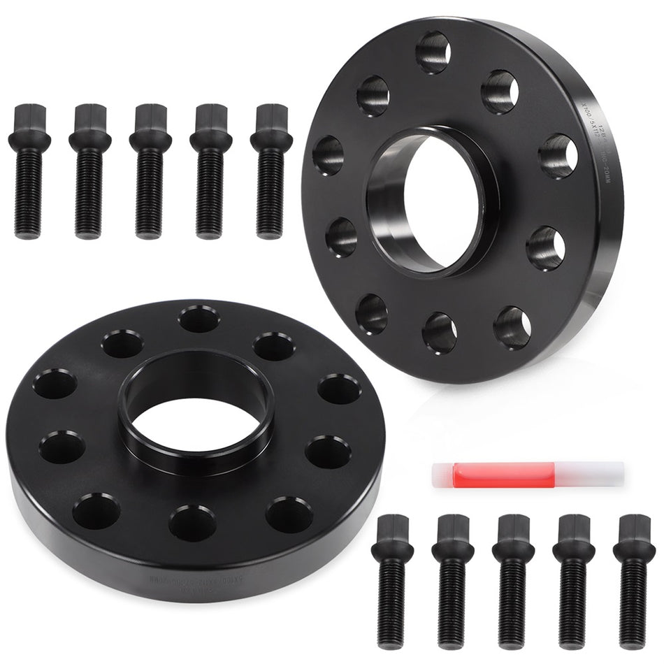 (2) 5x100 & 5x112 20mm Wheel Spacers M14x1.5 57.1mm For Vw Passat 1990-20132014