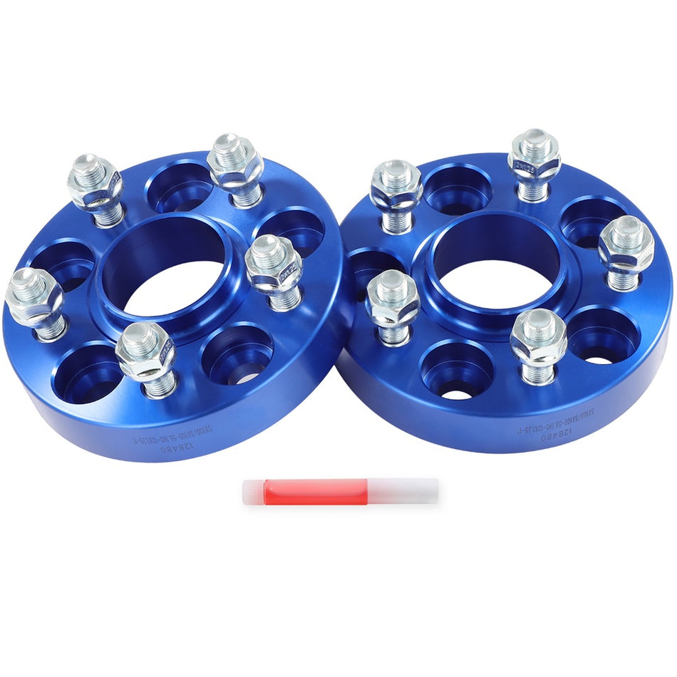 2X 5x100 1inch Wheel Spacer 12x1.25 Hubcentric For Toyota 86 Subaru Outback Legacy