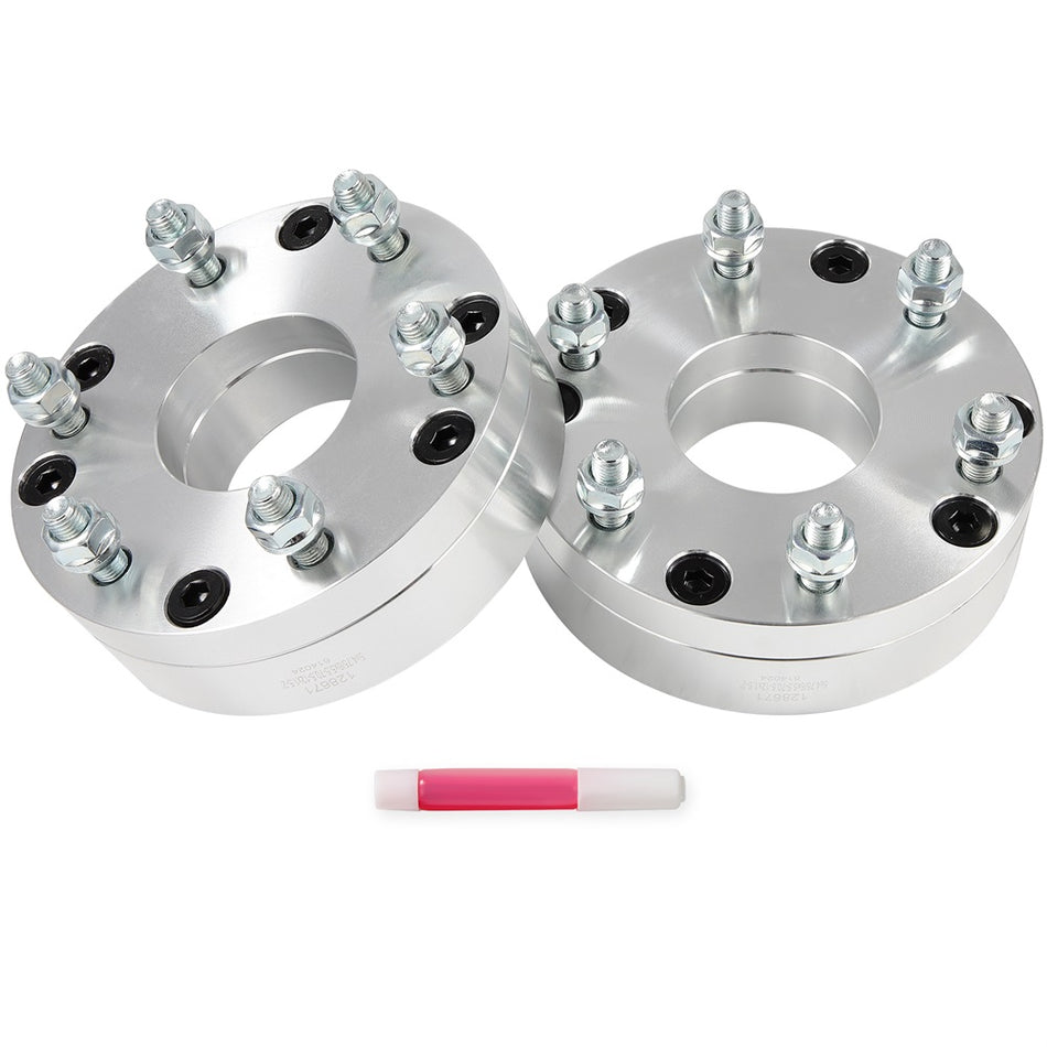 2X 2 inch Conversion Wheel Adapters 5x4.75 to 6x5.5 For Chevy GMC 5 Lug to 6 Lug