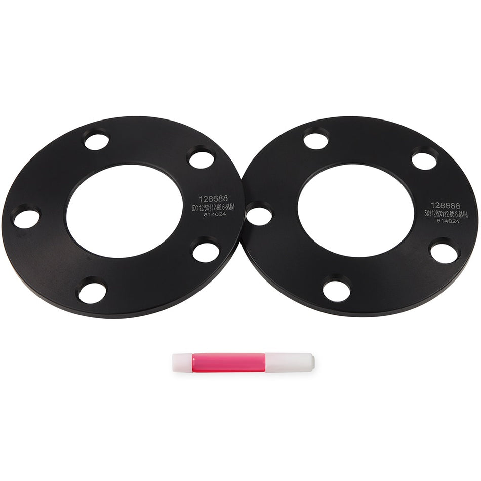 2Pcs 1/4inch (6mm) 5x112 Wheel Spacers For BMW Mercedes-Benz Audi Volkswagen Models