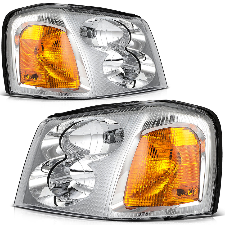 For 2002-2009 GMC Envoy 2002-05 GMC Jimmy Headlight Assembly Front LeftRight