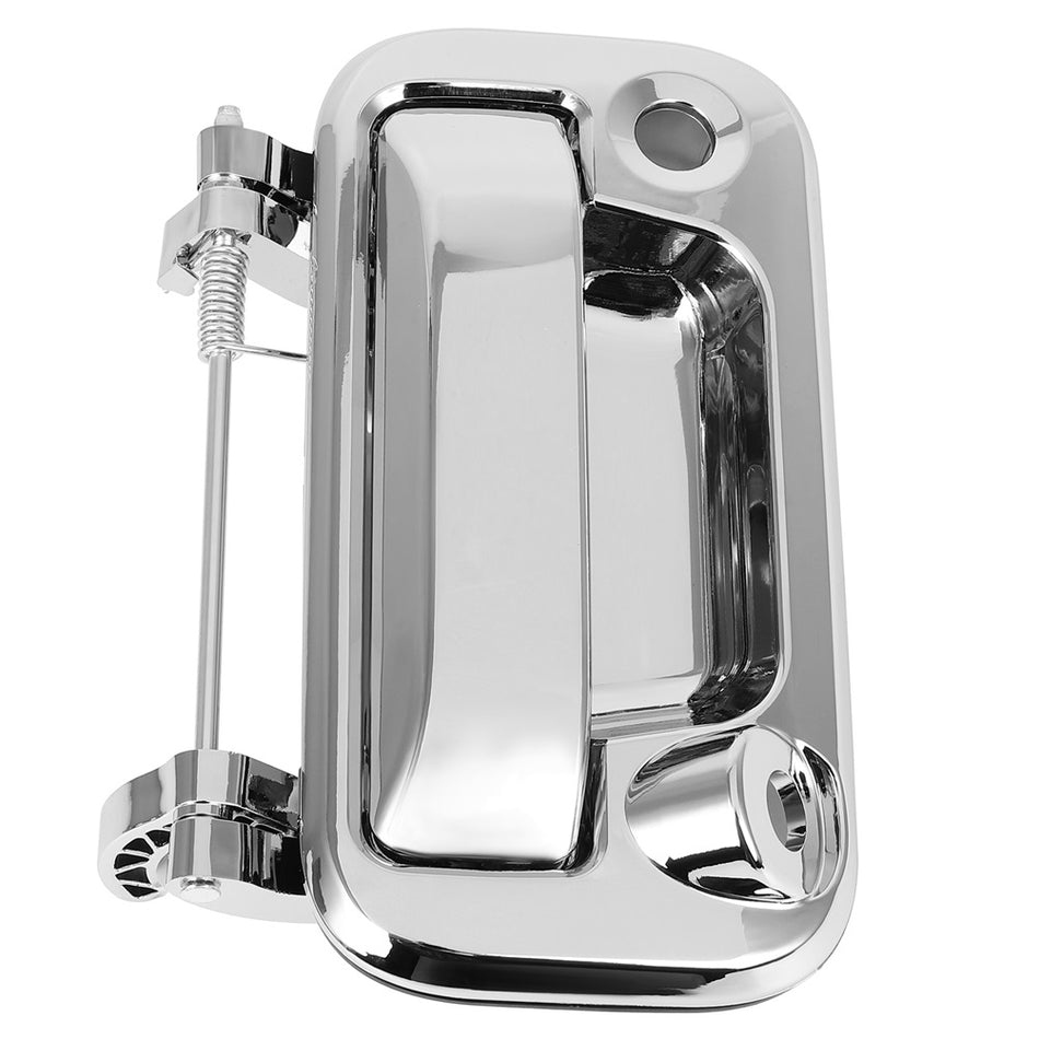 Silver 2* Tailgate Handle with Camera Hole Chrome Rear For 2004-2014 Ford F-150