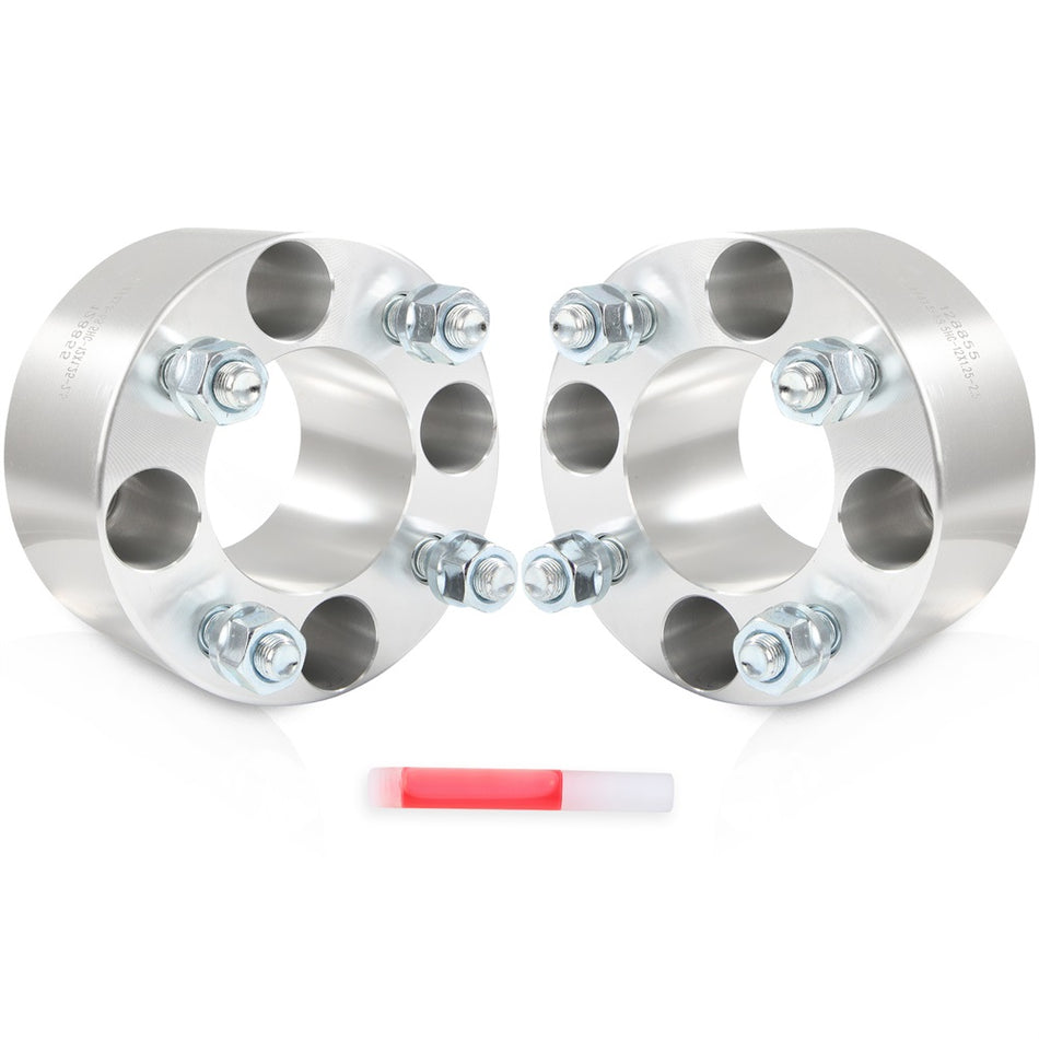 Yamaha Golf Cart 4x101.6mm Wheel Spacers (2) 2.5inch Thick 12x1.25 68.5mm CB