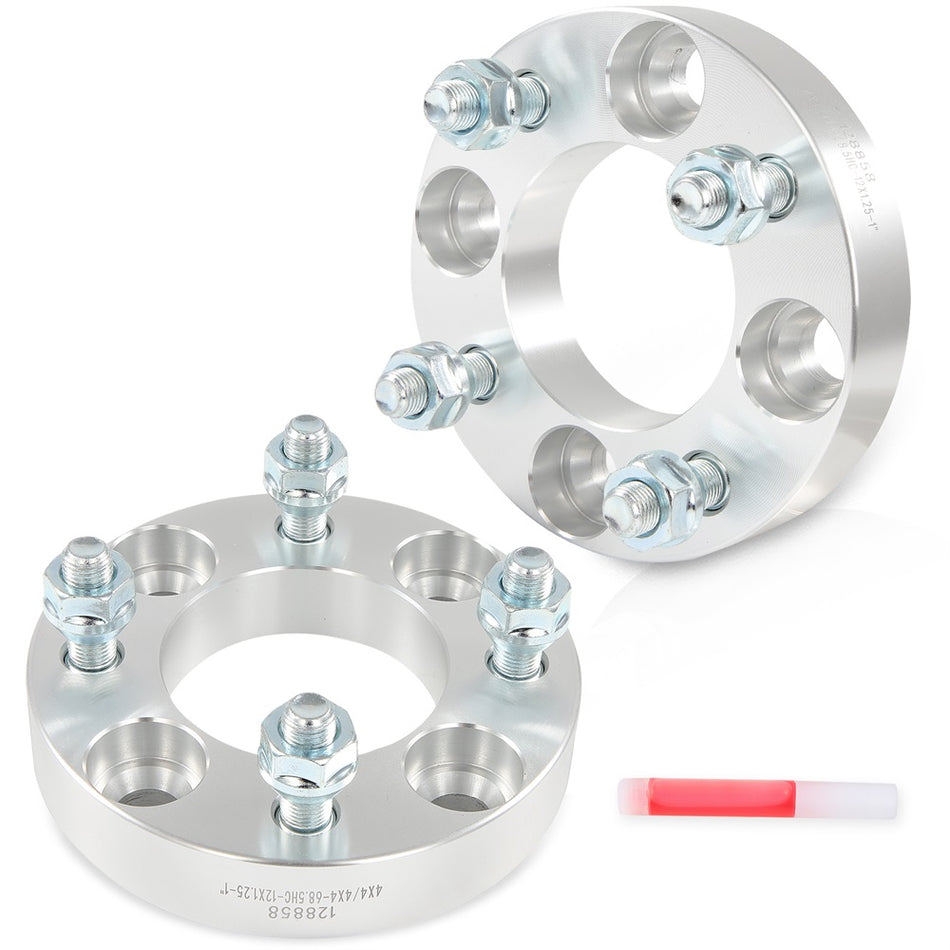 2X 1inch Thick Wheel Spacers 4x4/ 4x101.6 12x1.25 For Golf Cart Yamaha Concierge