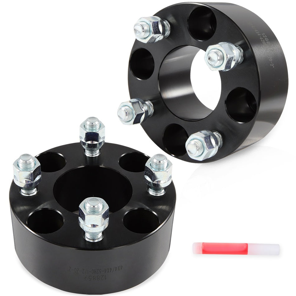 (2) 4x4inch 4x101.6mm Wheel Spacers 2inch Fits EZ GO Club Cars Golf Carts 1/2inchx20 62CB