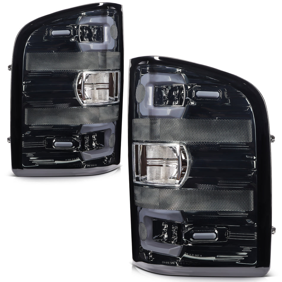 LED Tail Light Assembly For 2007-2014 Chevy Silverado 1500 2500 3500 Left Right