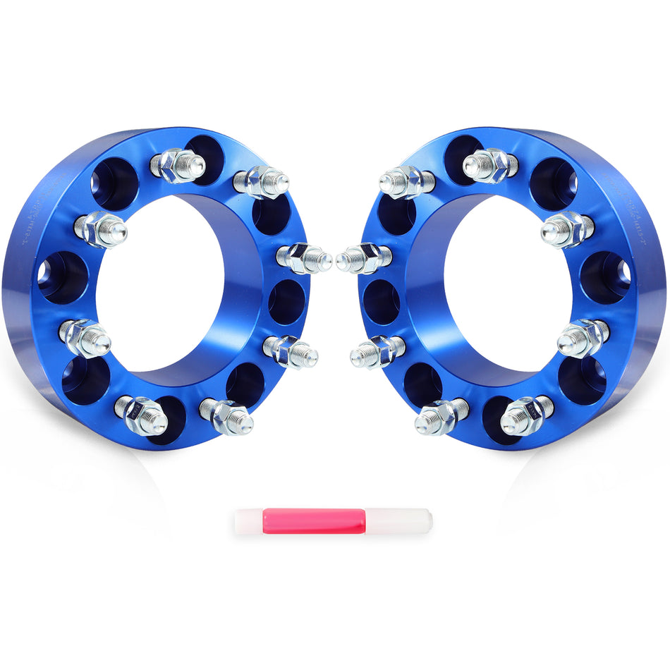 2X 2inch 8x170 to 8x6.5 Wheel Adapters 14x1.5 Stud For Ford F-250 F-350 Super Duty