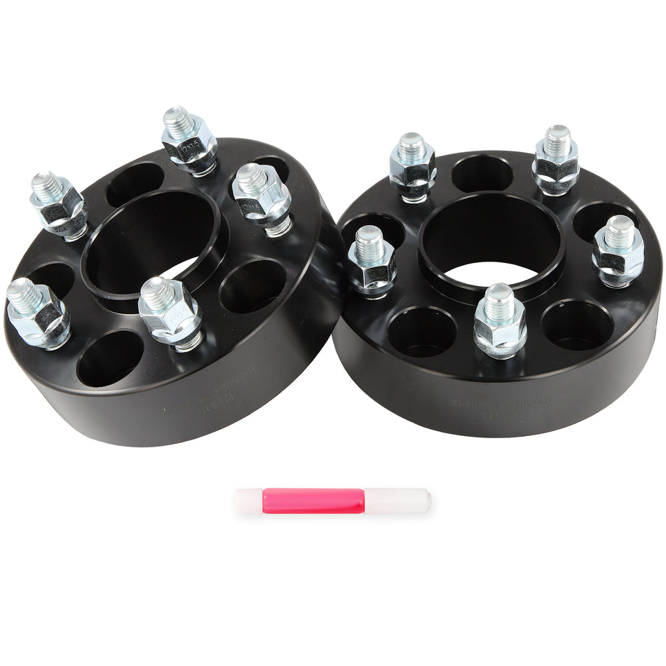 2X 1.5inch 5x110 Hubcentric Wheel Spacers Fits Chevrolet Malibu Cobalt Saab 9-3 9-5