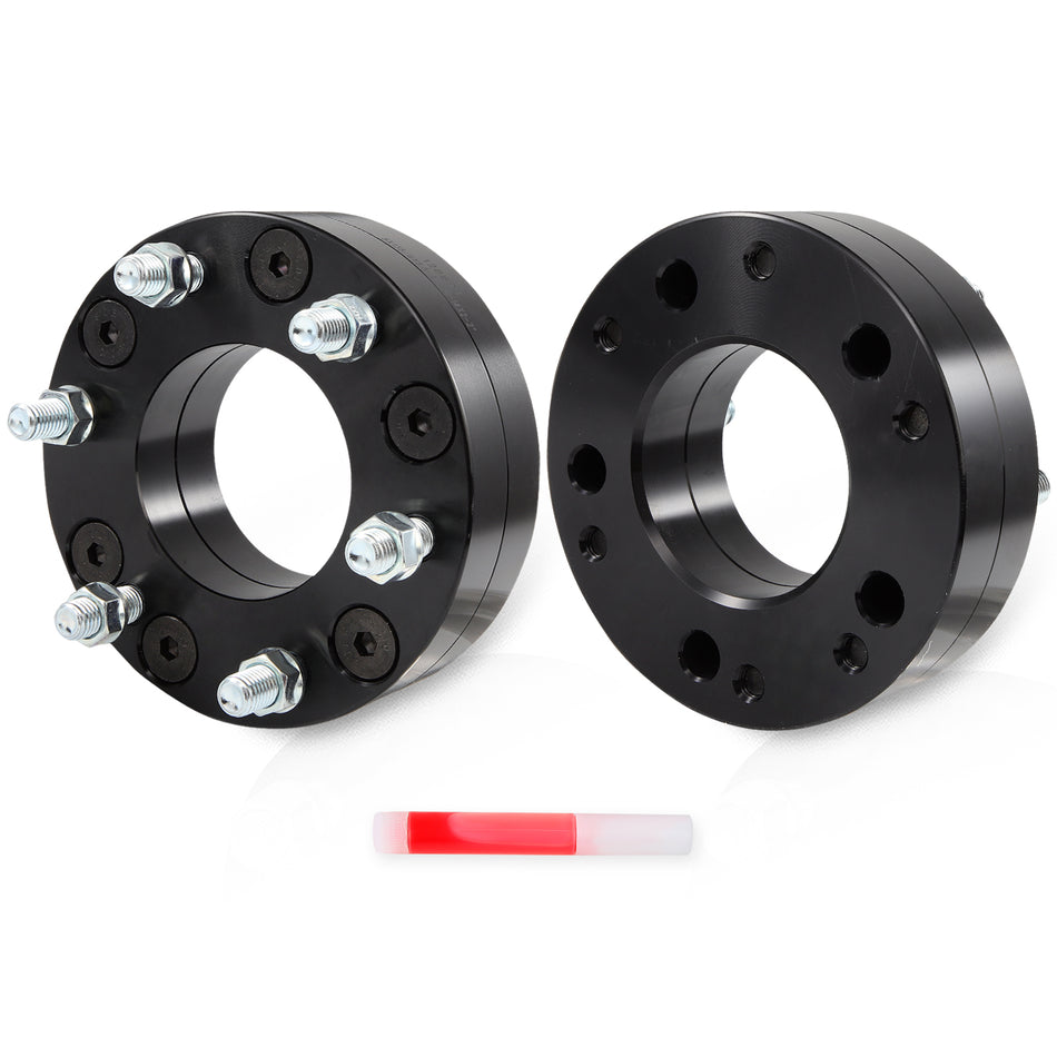 2X 2inch 5x135 to 6x5.5 Wheel Adapter 14x2 For Ford F-150 1997-2002 2003 Expedition