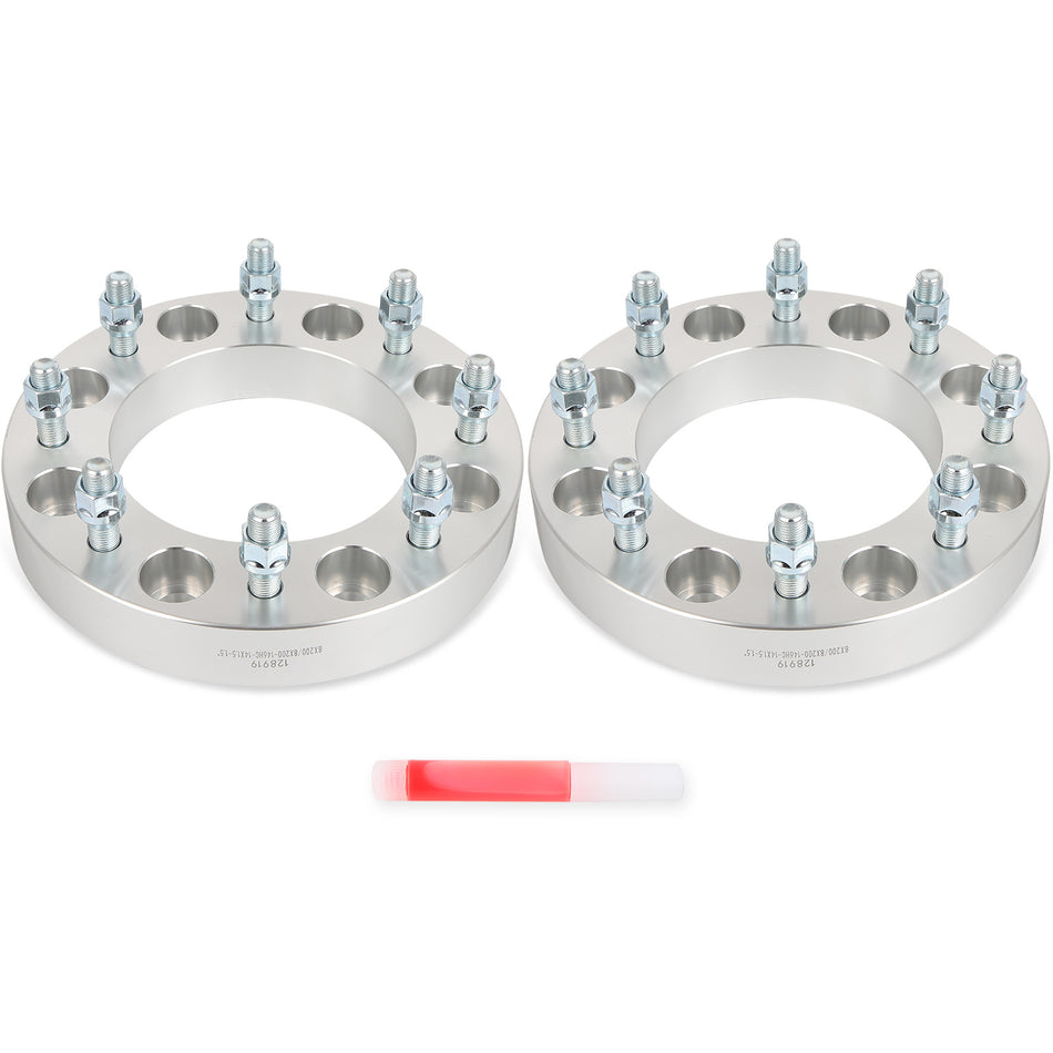 (2) 8x200 Wheel Spacers 1.5inch Fits Ford F-350 Super Duty Ram 3500 Dually 14x1.5