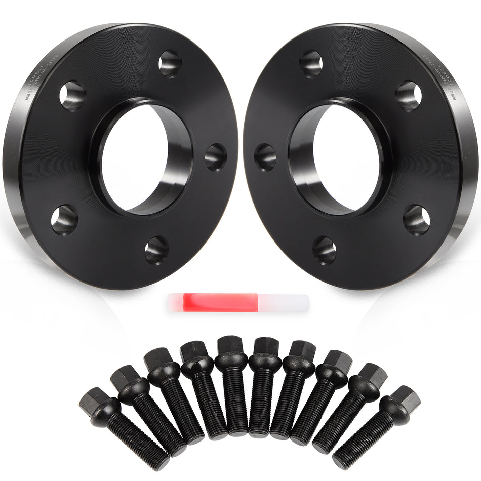 2 Pcs 20mm 5x112 Hub Centric Wheel Spacers 14x1.5 For Mercedes Benz C230 C300