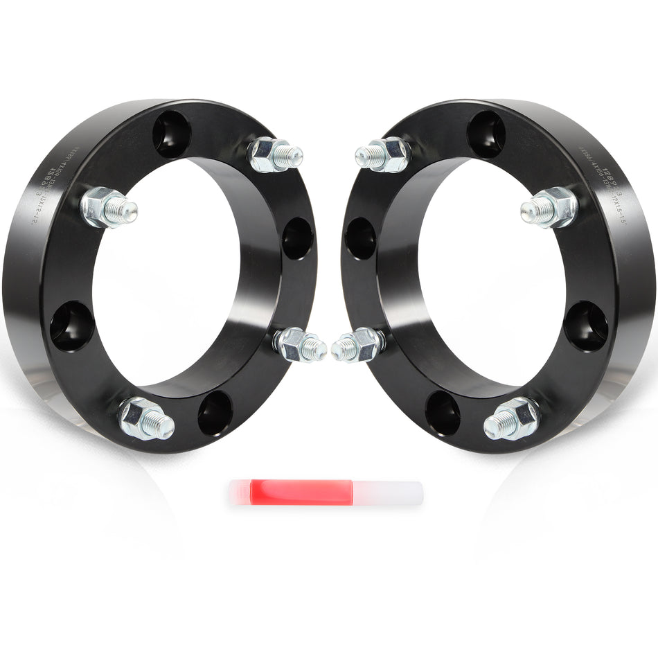 2X 1.5inch Thick 4x156 Wheel Spacers 12x1.5 Stud For Polaris RZR Ranger 900 XP 1000