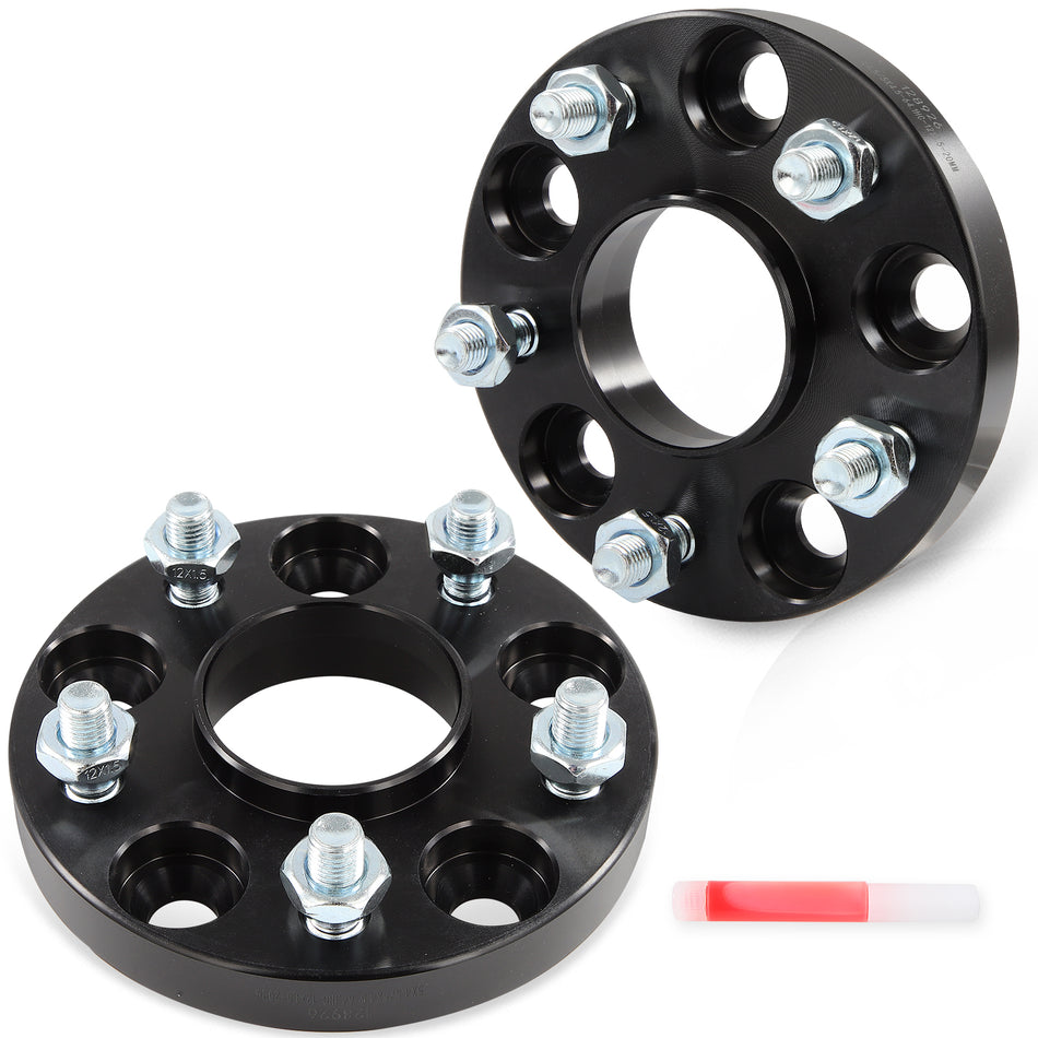 2x 20mm 5x4.5 Wheel Spacers Hubcentric Fits Honda Civic CR-V Acura TL CL ILX RSX