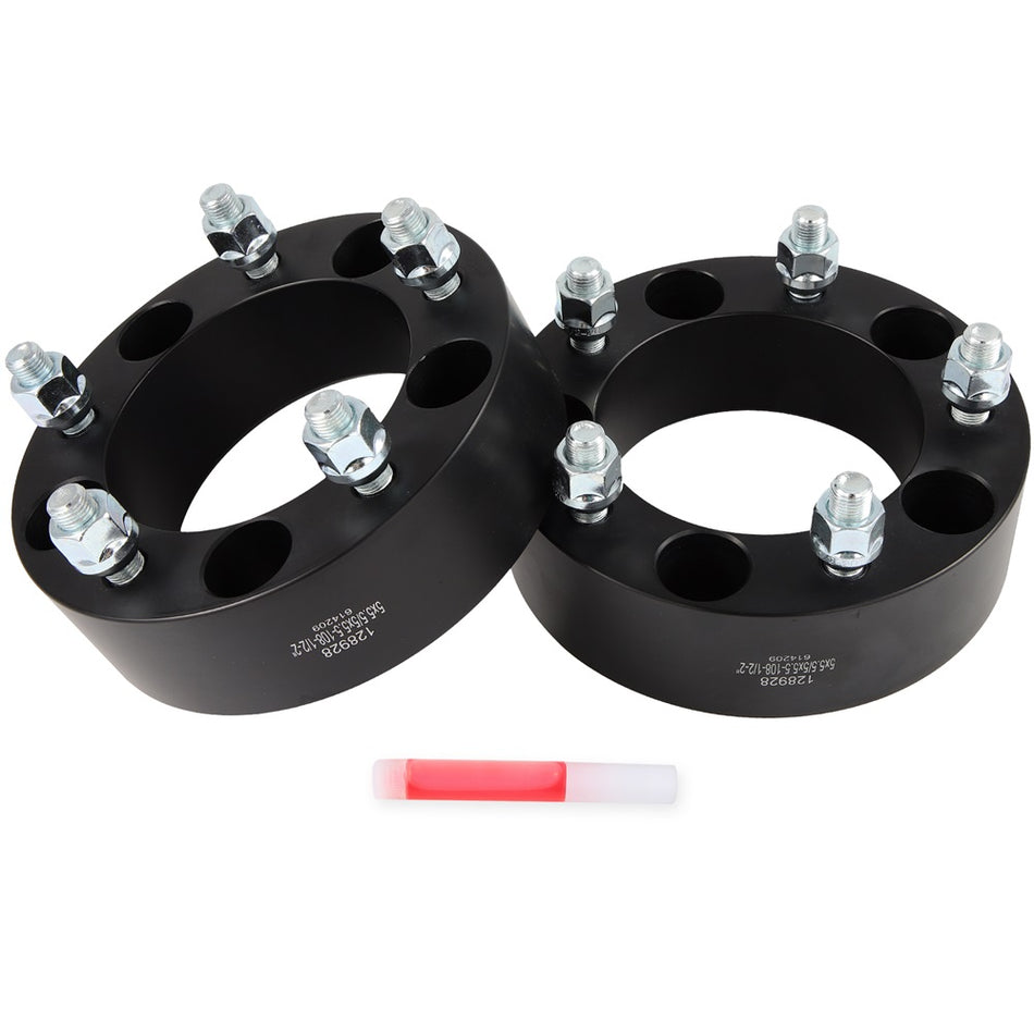 (2) 5x5.5 Wheel Spacers 2inch Fits Ram 1500 Ford F150 E150 Jeep CJ3 CJ6 CJ7 1/2inchx20
