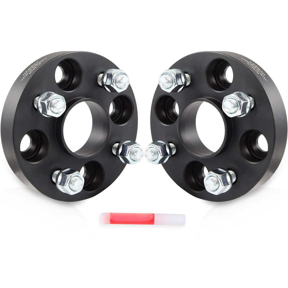2X 1inch 4x100 Hubcentric Wheel Spacers Fits Honda Civic del Sol Mitsubishi Lancer