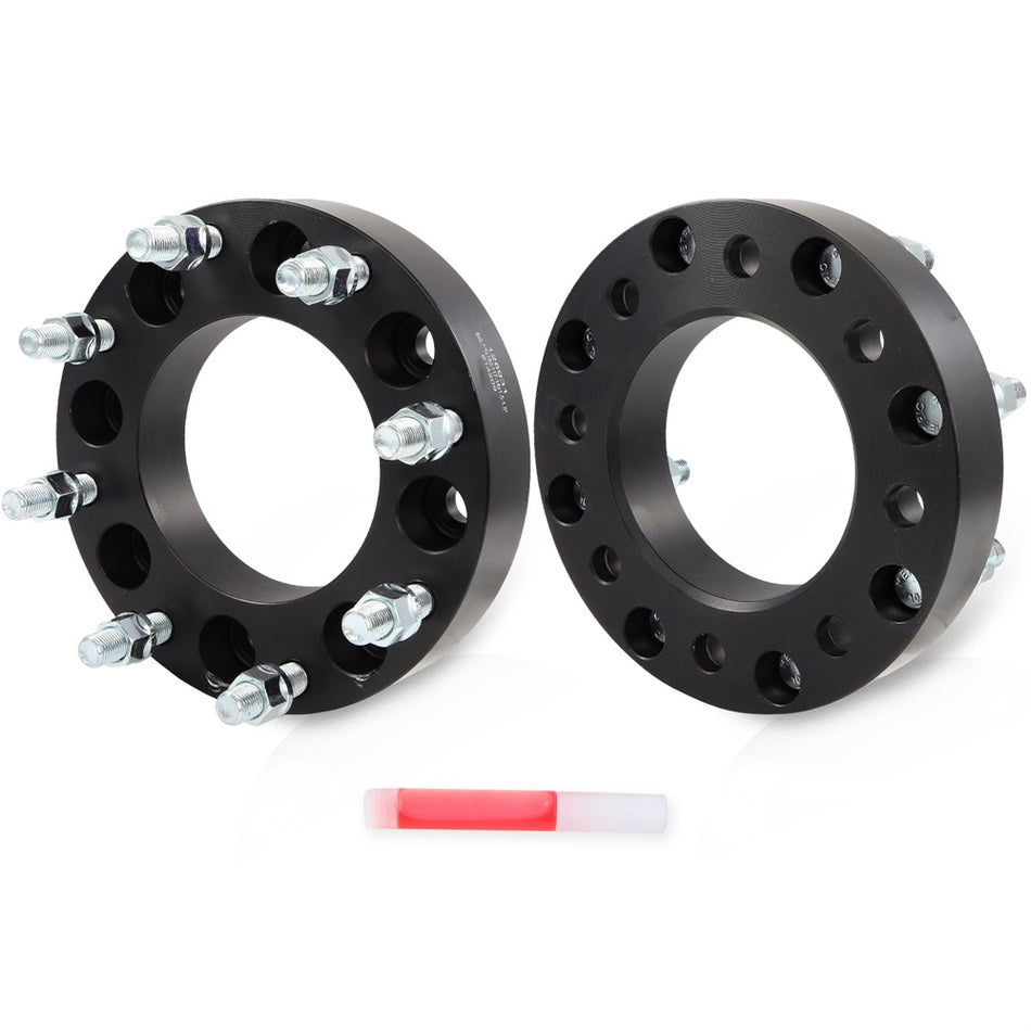 2X Wheel Adapters 8x6.5 to 8x180 1.5inch 14x1.5 117mm For Chevy Suburban 2500 00-13