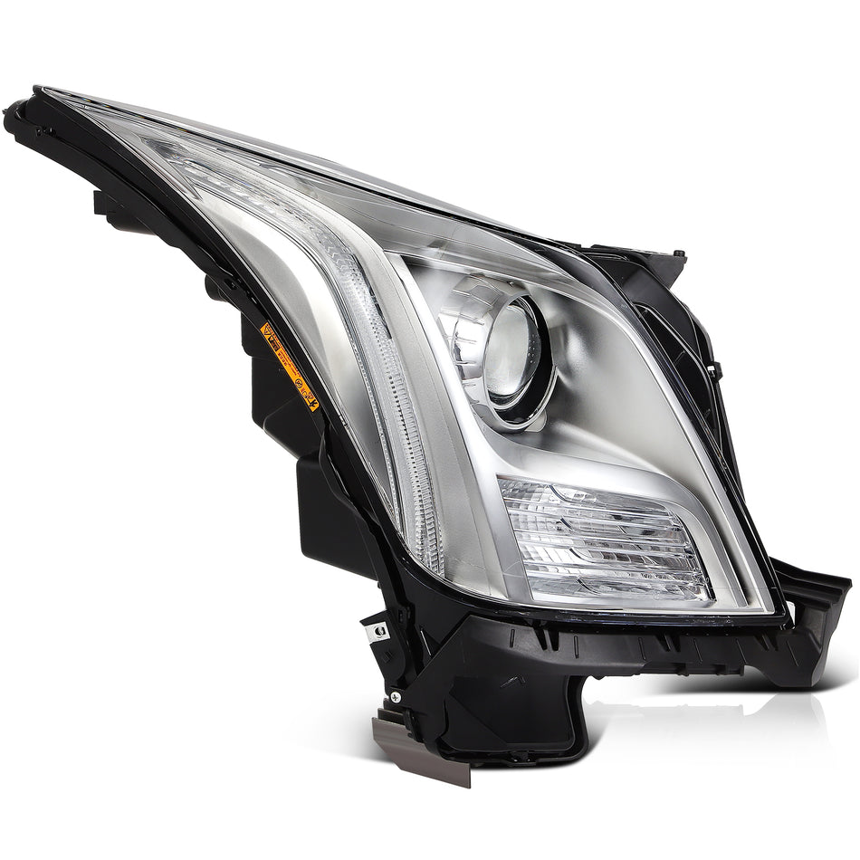 Right Side For 2013-2017 Cadillac XTS 3.6L LED Headlight Headlamp with HID Xenon