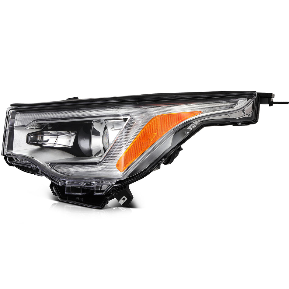 Driver Left Projector Halogen Headlights with LED DRL For 2017-2019 GMC Acadia