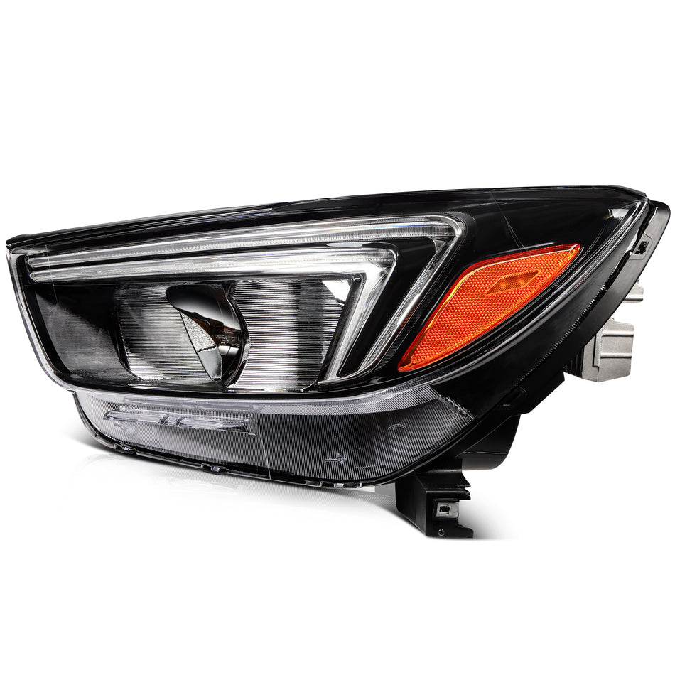 Headlight Assembly Driver Side For 2017-2022 Buick Encore Black Housing