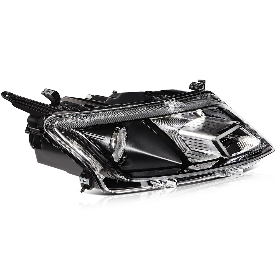 Headlight Assembly For 2010-2012 Ford Fusion Right Side Black Housing