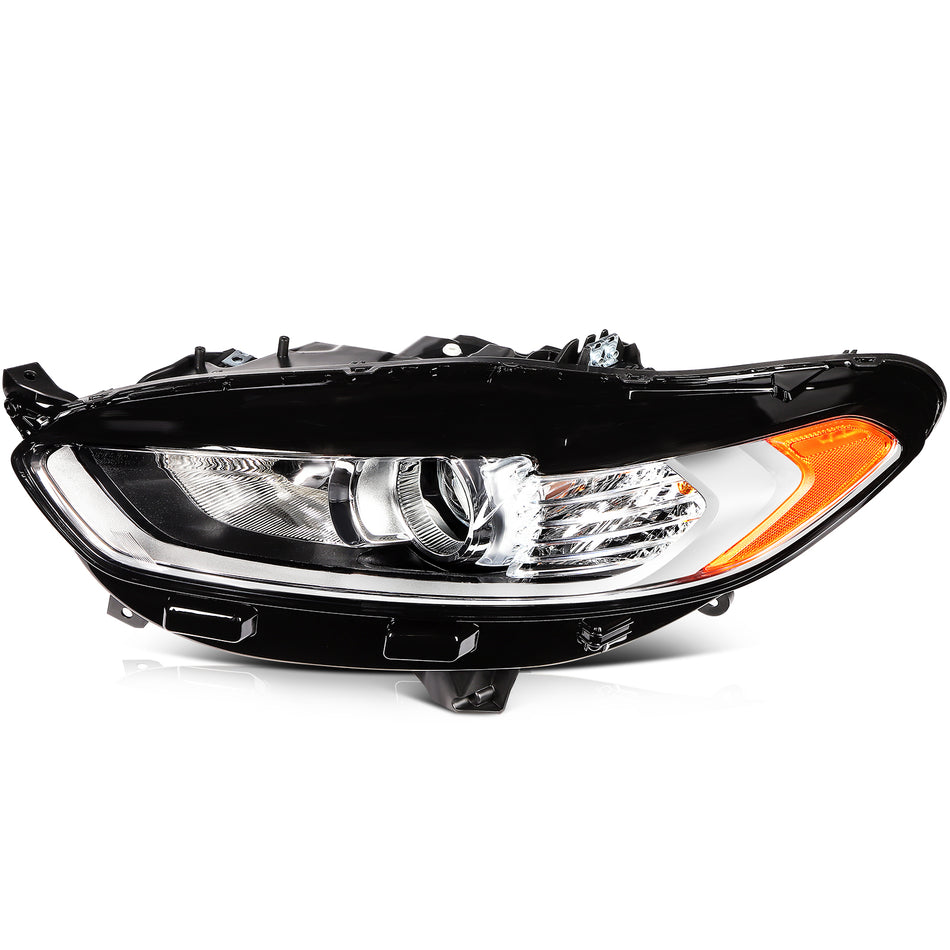 Left Driver Side For 2013-2016 Ford Fusion Headlight Assembly with Projector