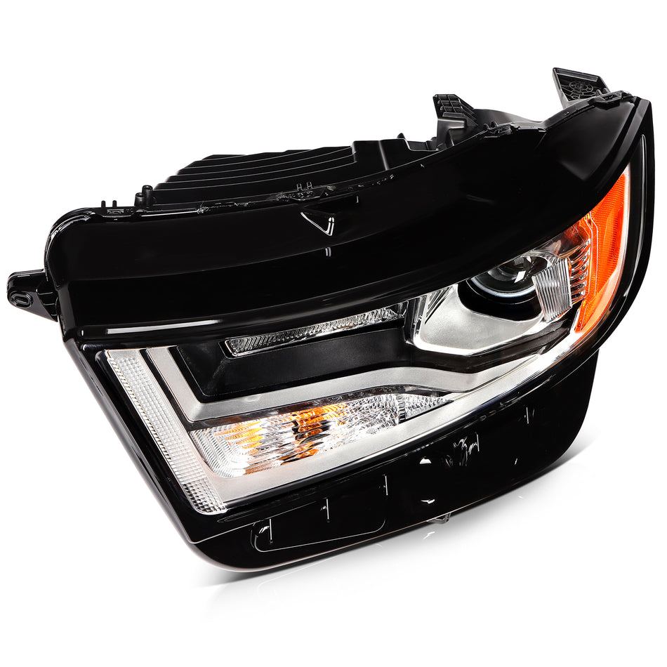 Left Driver Side For 2015-2018 Ford Edge Headlights Assembly Black Housing