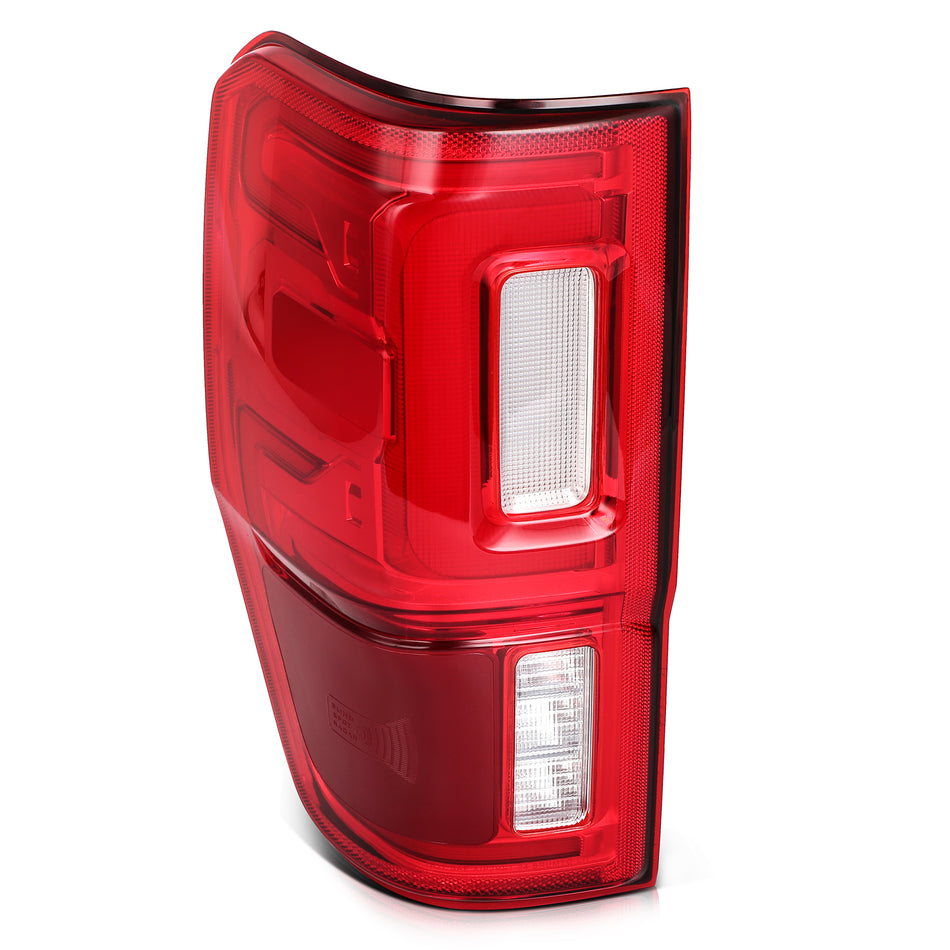 Red Rear Left Full LED Tail Lights Assy with Blind Spot For 2019-2023 Ford Ranger