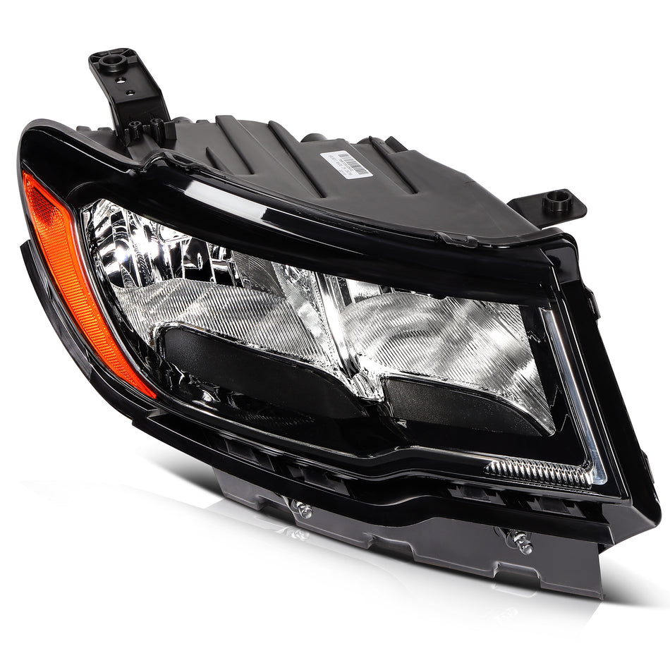 Passenger Right Side Headlight Assembly For 2017-2021 Jeep Compass Halogen Type