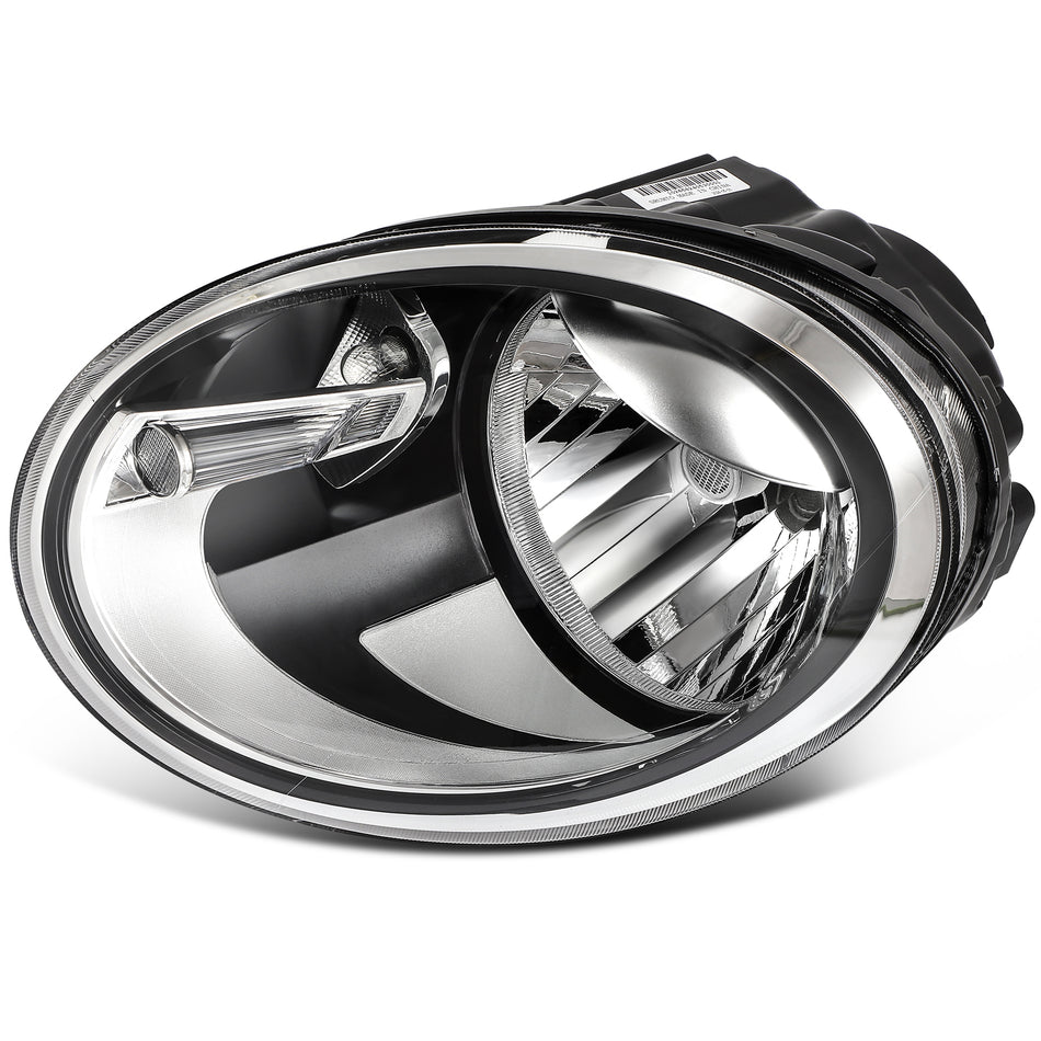 Left Side Headlight Assembly For VW Beetle 2012 2013 2014-2019 Halogen Headlamp