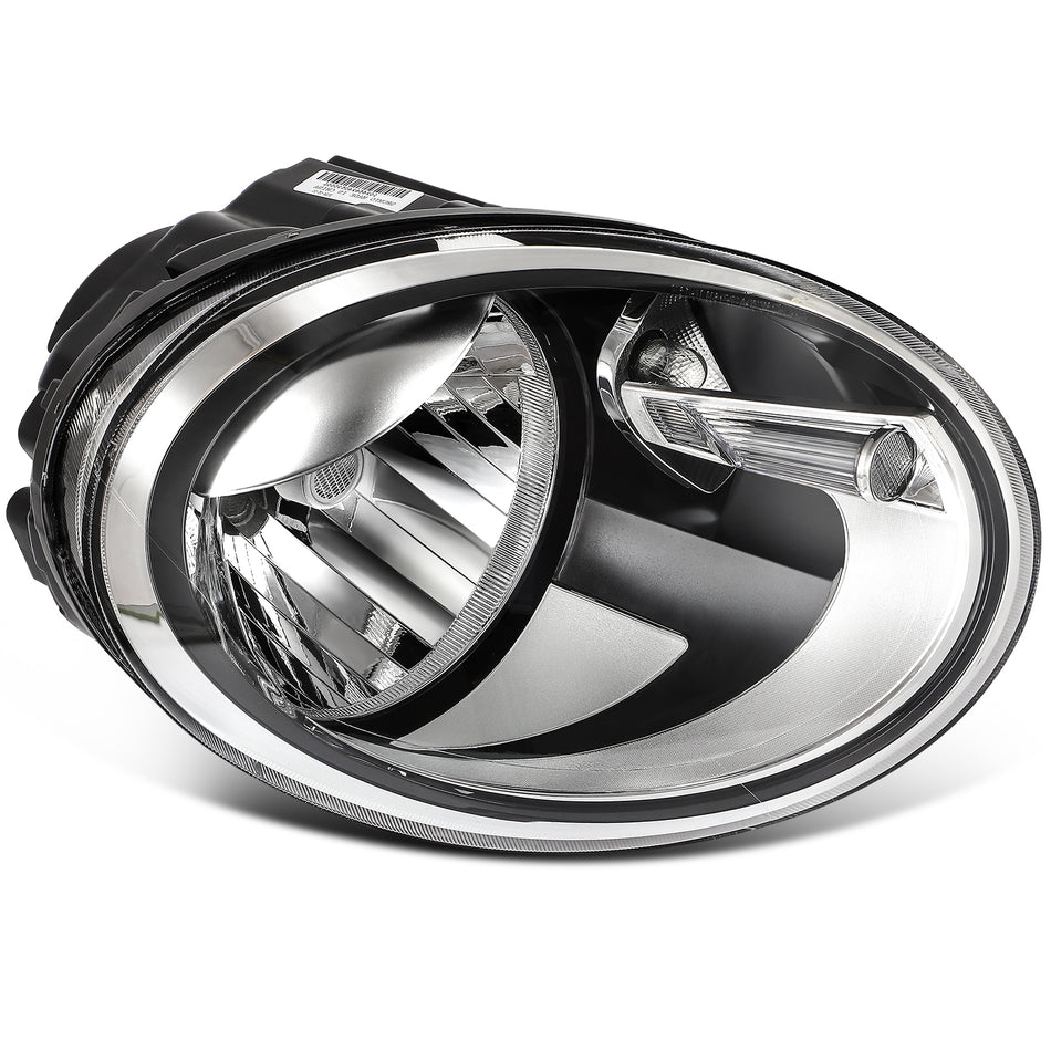 Right Side Headlight Assembly Set For VW Beetle 2019-2012 Halogen Headlamp