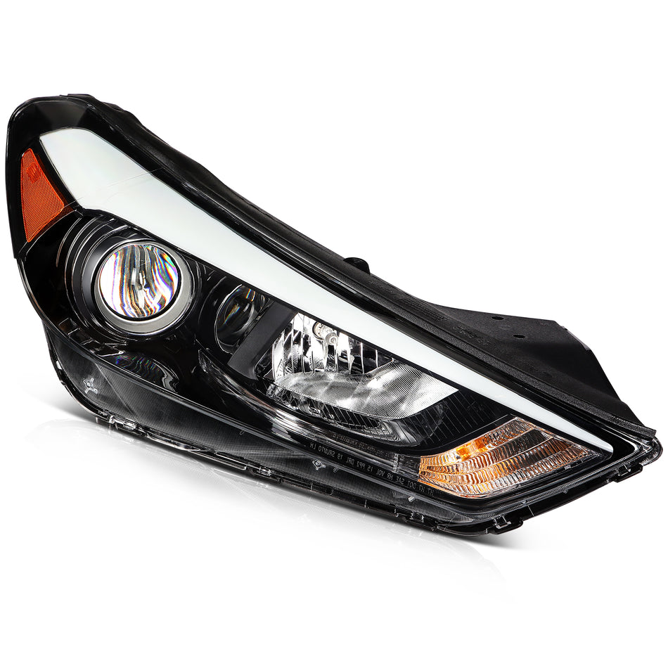 For Hyundai Tucson 2016-2018 Headlight Assembly LED DRL Type Right Side