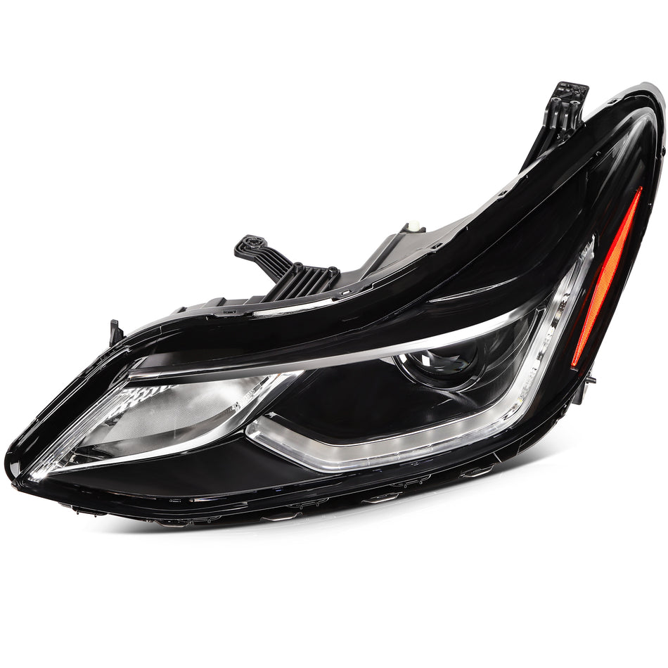 Left Driver Side For 2016-2019 Chevy Cruze Headlights Assembly with LED DRL