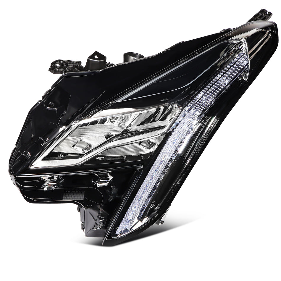 Left Driver Side Headlight Assembly For 2018-2019 Cadillac XTS withLED DRL