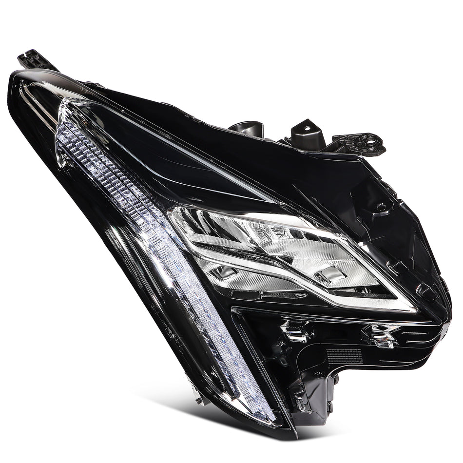 Passenger Right Side Headlight Assembly For 2018-2019 Cadillac XTS with LED DRL