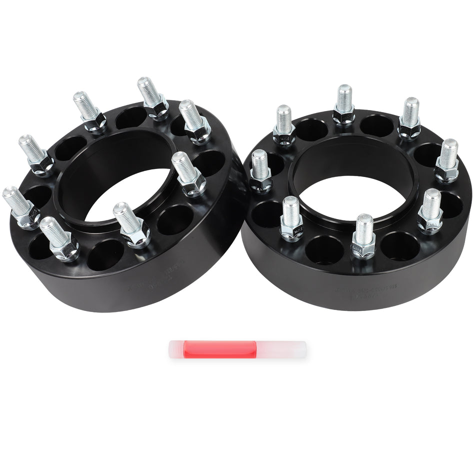 2 Pcs 2inch 8x6.5 Hub Centric Wheel Spacers For Chevy Silverado 2500 HD 2001-2010