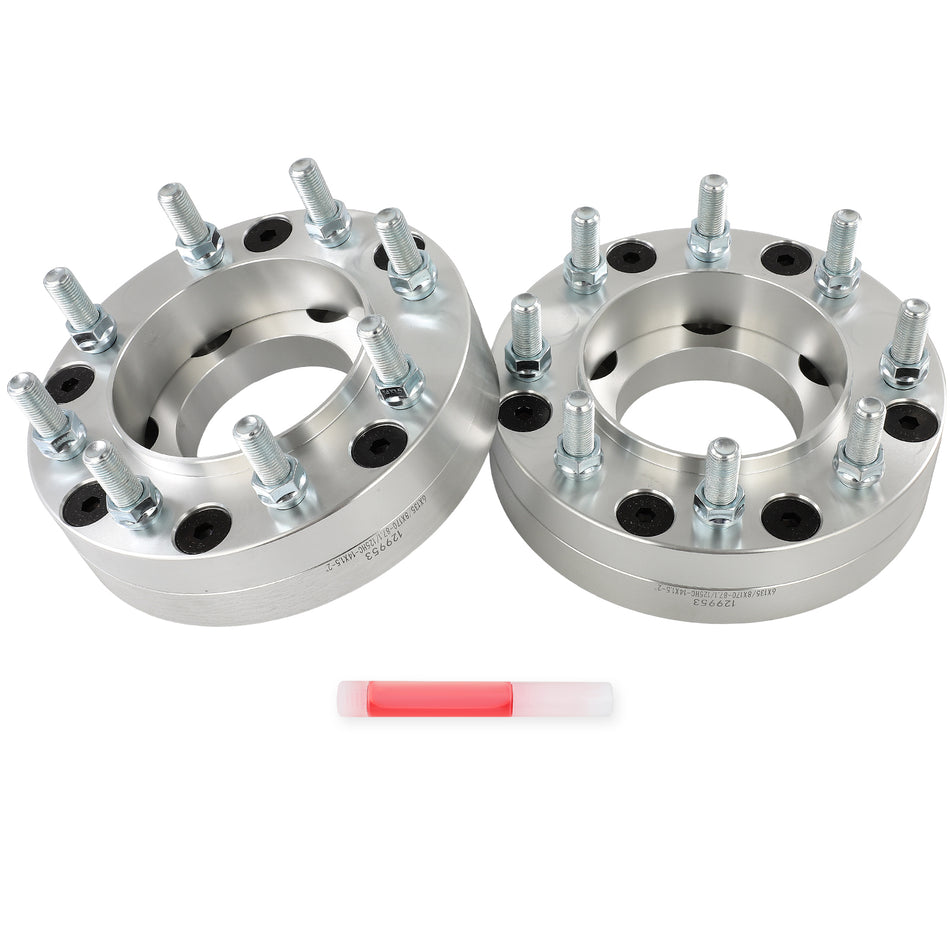 (2) 2inch Conversion Wheel Adapters 6x135 to 8x170 For Ford 6 Lug to 8 Lug Wheels