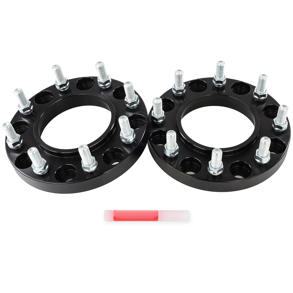 2X 1inch 8x180 14x1.5 Wheel Spacer For Chevrolet Silverado GMC Sierra 2500 3500 HD