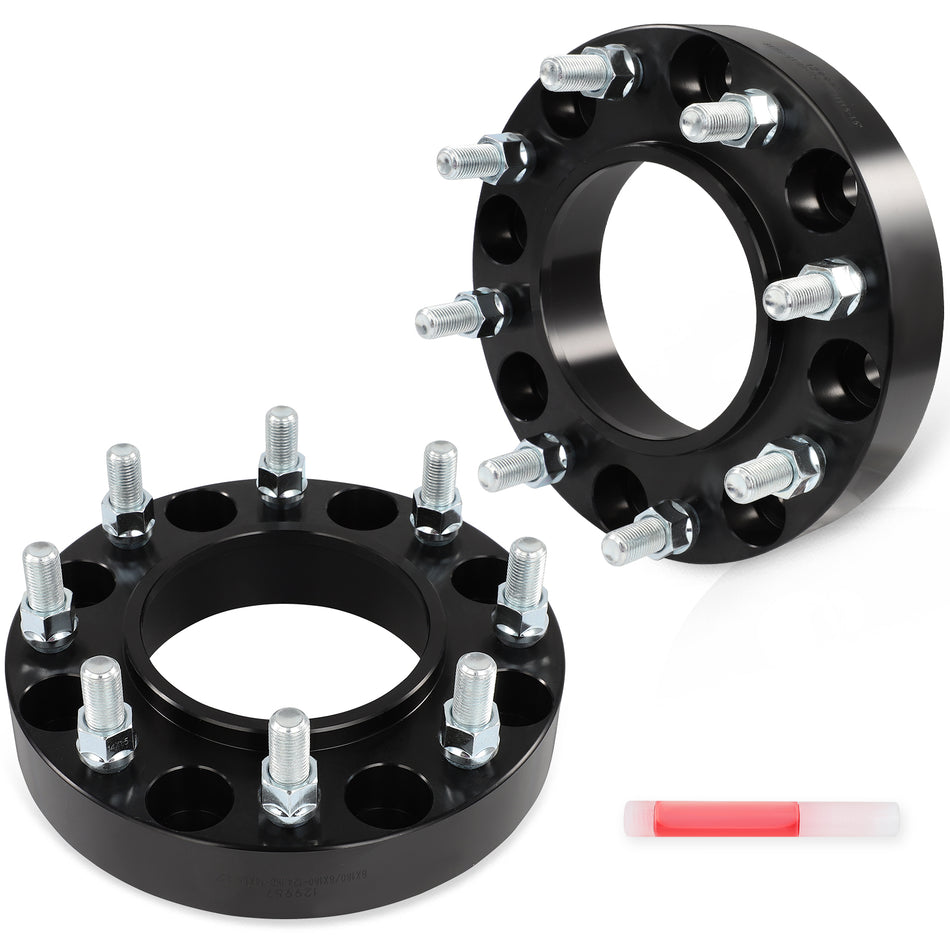 2Pcs 1.5inch Hubcentric Wheel Spacers 8x180 For 2011-2024 GMC Sierra 3500 HD 14x1.5