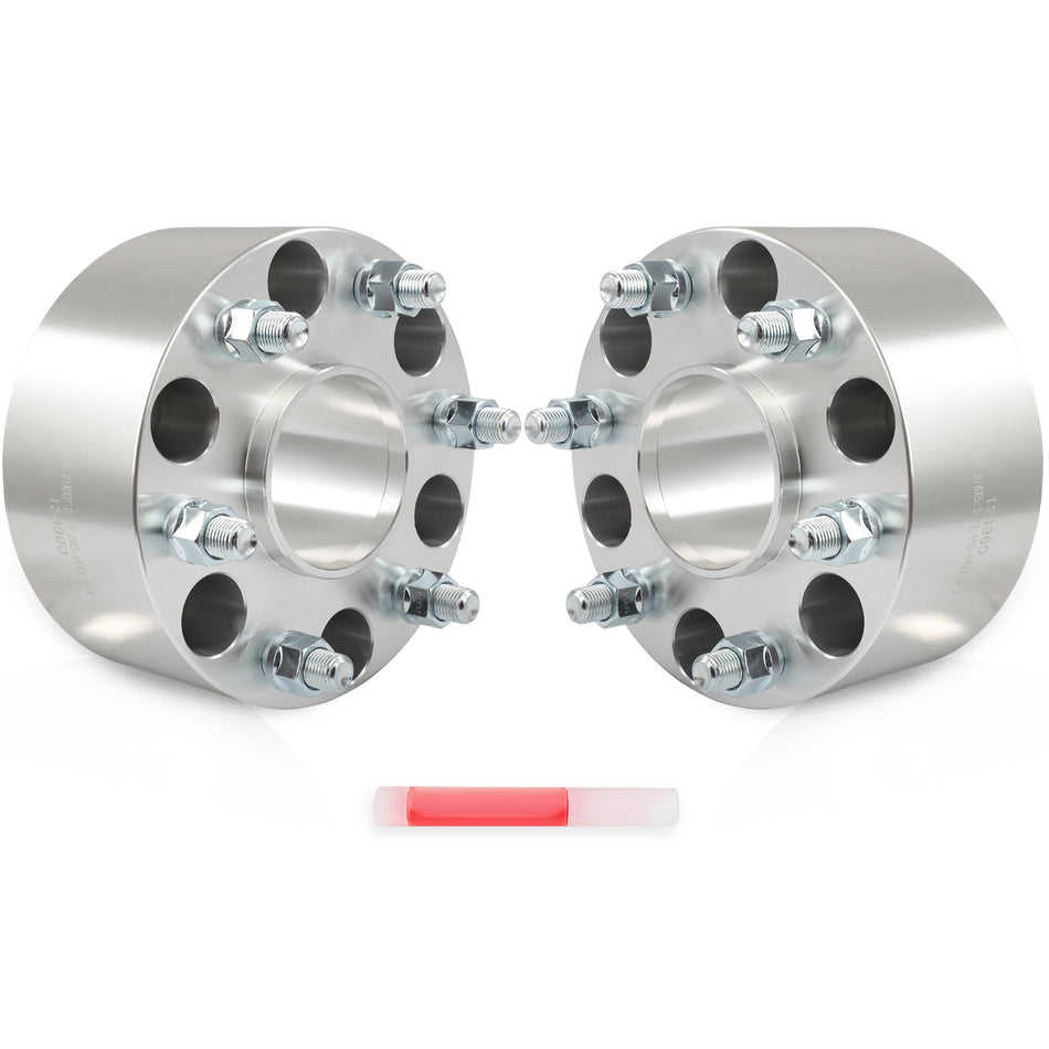 (2) 6x5.5 Hubcentric Wheel Spacers 3inch Fits Chevrolet Silverado GMC Sierra 1500