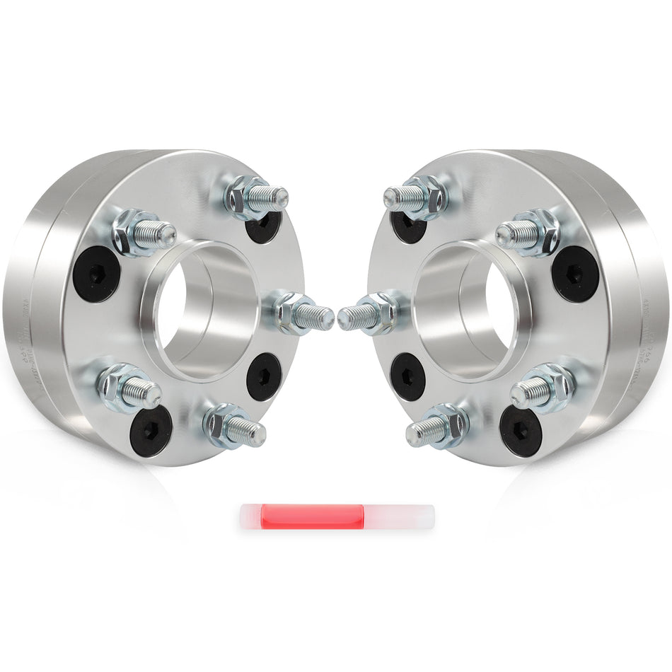 2inch 4x100 to 5x114.3 12x1.5 (2) Wheel Adapters Hubcentirc For Honda Civic Insight
