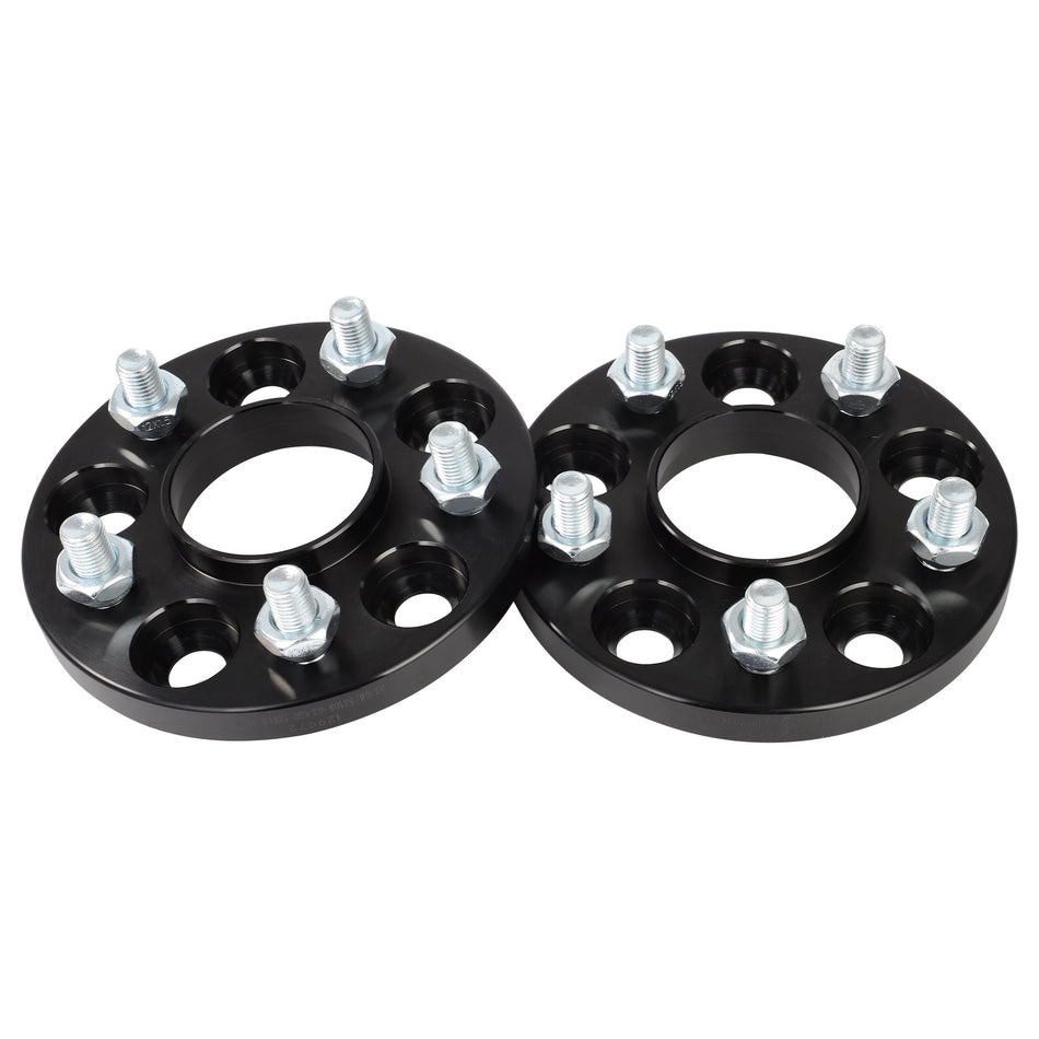 2 Pcs 5x108 to 5x108 15mm 12x1.5 Wheel Spacer For Ford Fusion Jaguar F-Type XF