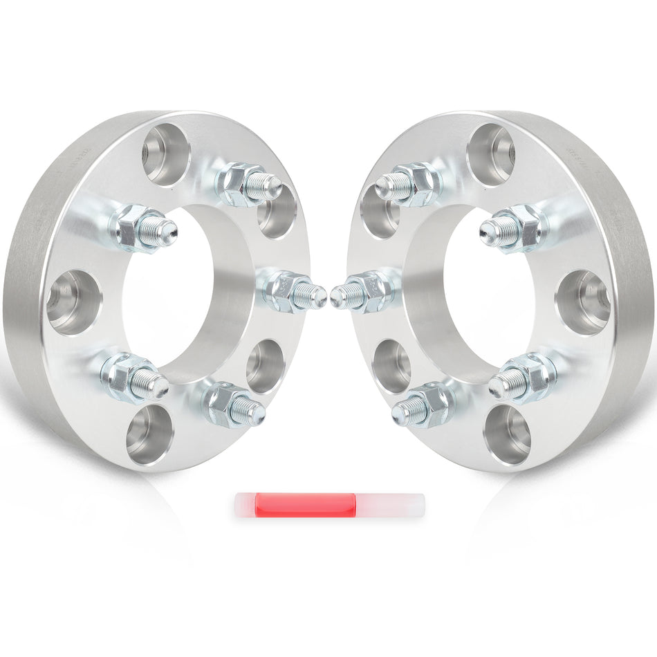 2X 1.25inch 5x5.5 to 5x4.5 Wheel Adapter 1/2inch For Ford F-150 Bronco Dodge Ram 1500